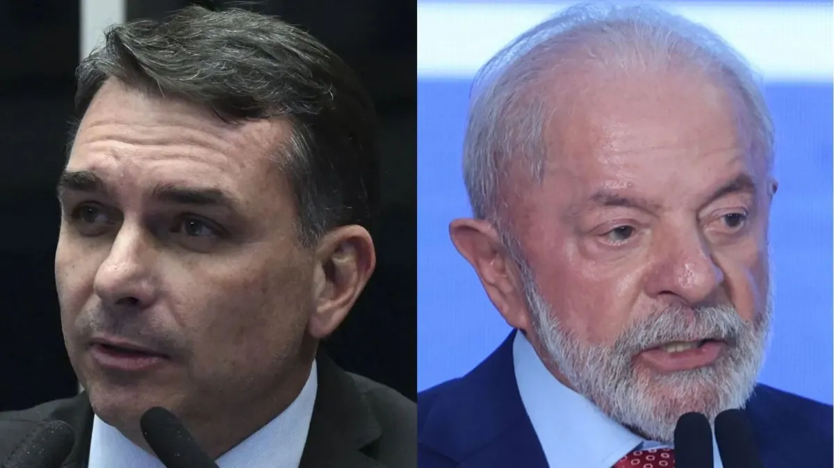 Flávio Bolsonaro empata com Lula em pesquisa para 2º turno
